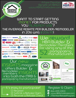 HBAWV Member Rebate Program