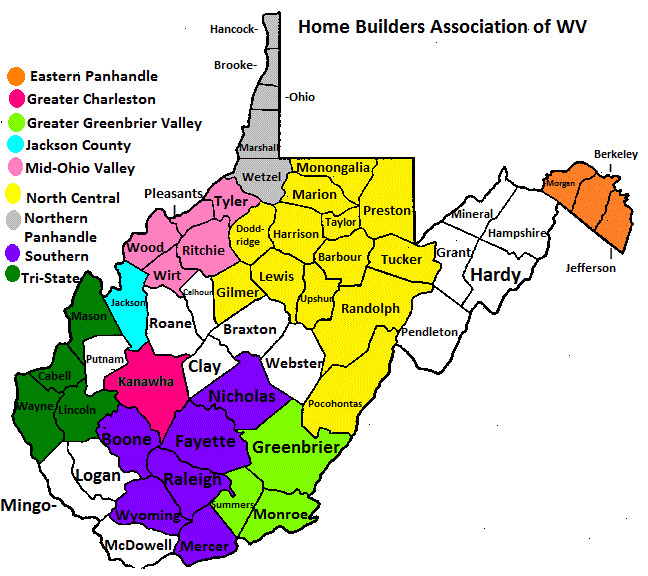 Map Of Ohio And West Virginia World Of Light Map